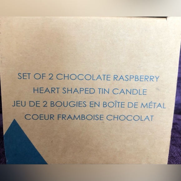 Set of Two Avon Heart Shaped Candles in Tins. Unused, original packaging. - Picture 4 of 5